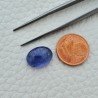 Tanzanite Naturale Forma Ovale Piatto Cabochon Liscio Fatto a Mano 13X10X6mm 8,30 Carati 1pz