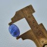 Tanzanite Naturale Forma Ovale Piatto Cabochon Liscio Fatto a Mano 14X10X6,20mm 8,10 Carati 1pz
