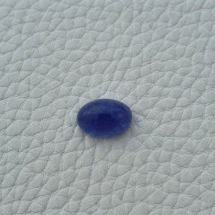 Tanzanite Naturale Forma Ovale Piatto Cabochon Liscio Fatto a Mano 10X7X4mm 3,35 Carati 1pz