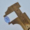 Tanzanite Naturale Forma Ovale Piatto Cabochon Liscio Fatto a Mano 10X7X4mm 3,35 Carati 1pz