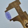 Tanzanite Naturale Forma Ovale Piatto Cabochon Liscio Fatto a Mano 14X8X5mm 6,45 Carati 1pz