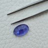 Tanzanite Naturale Forma Ovale Piatto Cabochon Liscio Fatto a Mano 13X9X5mm 5,75 Carati 1pz
