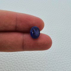 Tanzanite Naturale Forma Ovale Piatto Cabochon Liscio Fatto a Mano 11X9X4mm 4,25 Carati 1pz