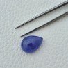 Tanzanite Naturale Forma Goccia Piatto Cabochon Liscio Fatto a Mano 20X14X9mm 21,85 Carati 1pz