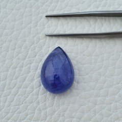 Tanzanite Naturale Forma Goccia Piatto Cabochon Liscio Fatto a Mano 20X14X9mm 21,70 Carati 1pz Tanzanite Naturale Forma Goccia Piatto Cabochon Liscio Fatto a Mano 20X14X9mm 21,70 Carati 1pz