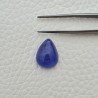 Tanzanite Naturale Forma Goccia Piatto Cabochon Liscio Fatto a Mano 14X9X6mm 7,50 Carati 1pz