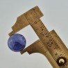 Tanzanite Naturale Forma Tondo Piatto Cabochon Liscio Fatto a Mano 14X14X07mm 13,35 Carati 1pz