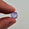Tanzanite Naturale Forma Cuscino Quadrato Piatto Cabochon Liscio Fatto a Mano 9X8X5mm 3,95 Carati 1pz