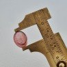 Tormalina Rosa Naturale Forma Ovale Piatto Cabochon Liscio Fatto a Mano13,50X11X8mm 8ct