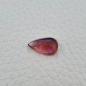 Tormalina Rosa Rubellite Naturale Forma Goccia Piatto Cabochon Liscio Fatto a Mano 14X8X5mm 4,50 ct