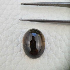 Tormalina Naturale Forma Ovale Piatto Cabochon Liscio Fatto a Mano 16X12X7mm 10,85 ct