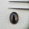 Tormalina Naturale Forma Ovale Piatto Cabochon Liscio Fatto a Mano 16X12X7mm 10,85 ct