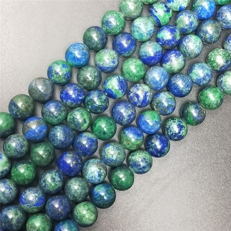 Azzurrite Perline Forma Tondo Liscio 10mm Azzurrite Perline Forma Tondo Liscio 10mm