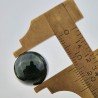 Tormalina Naturale Forma Tondo Piatto Cabochon Liscio Fatto a Mano 14X8mm 15,25 ct