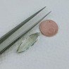 Ametista Verde Prasiolite Taglio Marquise Sfaccettata Fatto a Mano Gemma Sciolte 26X8X6mm 7,65 Carati 1pz