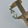Ametista Verde Prasiolite Taglio Goccia Sfaccettata Fatto a Mano Gemma Sciolte 21X10X8mm 9,75 Carati 1pz