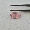 Quarzo Rosa Naturale Taglio Goccia Sfaccettato a Mano Gemma Sciolta 14X9X7mm 4,85 Carati 1pz