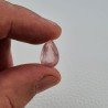 Quarzo Rosa Naturale Taglio Goccia Sfaccettato a Mano Gemma Sciolta 14X9X7mm 4,85 Carati 1pz