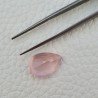 Quarzo Rosa Naturale Taglio Goccia Sfaccettato a Mano Gemma Sciolta 16X11X7mm 7,55 Carati 1pz