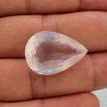 Quarzo Rosa Naturale Taglio Goccia Sfaccettato a Mano Gemma Sciolta 26X18X10mm 25,80 Carati 1pz