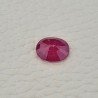 Rubino Naturale Trattato Taglio Ovale Sfaccettata Fatto a Mano 10x12mm 4,75 Carati 1pz