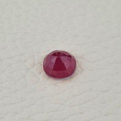 Rubino Naturale Trattato Taglio Ovale Sfaccettata Fatto a Mano 10x9x7mm 6,15 Carati 1pz