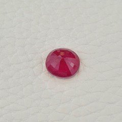 Rubino Naturale Trattato Taglio Ovale Sfaccettata Fatto a Mano 11x10x5,30mm 5,25 Carati 1pz