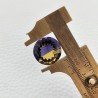 Ametrina Idrotermale Taglio Tondo Sfaccettata a Mano Gemma Sciolta 5X16X10mm 12,15 Carati 1pz