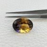 Ametrina Idrotermale Taglio Ovale Sfaccettata a Mano Gemma Sciolta19X14X11mm 17,40 Carati 1pz
