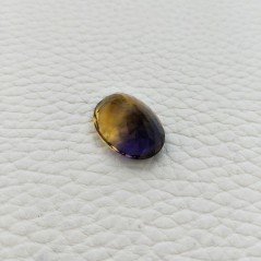 Ametrina Idrotermale Taglio Ovale Sfaccettata a Mano Gemma Sciolta 20X15X11mm 17,15 Carati 1pz