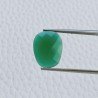 Onice Verde Idrotermale Taglio Briolette Sfaccetata A Mano Gemme Sciolte 14X11X4mm 4,40 Carati 1pz