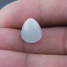 Occhio Di Gatto Grigia Idrotermale Forma Forma Punta Di Proiettile Cabochon Fatto A Mano 12X10mm 8,45 Carati 1pz