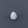 Occhio Di Gatto Grigia Idrotermale Forma Forma Punta Di Proiettile Cabochon Fatto A Mano 12X10mm 8,45 Carati 1pz
