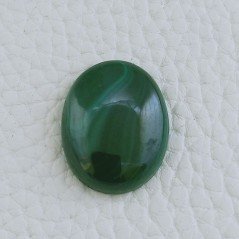 Malachite Naturale Forma Ovale Cabochon Fatto A Mano 23X18X5mm 27,65 Carati 1pz