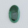 Malachite Naturale Forma Ovale Cabochon Fatto A Mano 28X17X5mm 30,80 Carati 1pz