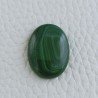 Malachite Naturale Forma Ovale Cabochon Fatto A Mano 24X18X5mm 27,75 Carati 1pz