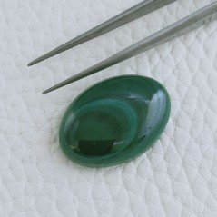 Malachite Naturale Forma Ovale Cabochon Fatto A Mano 23X17X6mm 29,85 Carati 1pz