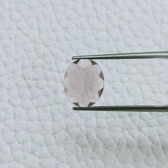 Rodolite Idrotermale Taglio Ovale Sfaccetata A Mano Gemme Sciolte 11X9X3mm 2,60 Carati 1pz