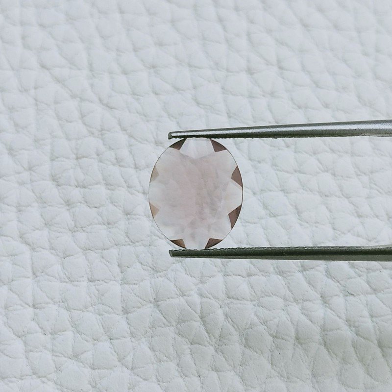 Rodolite Idrotermale Taglio Ovale Sfaccetata A Mano Gemme Sciolte 11X9X3mm 2,60 Carati 1pz