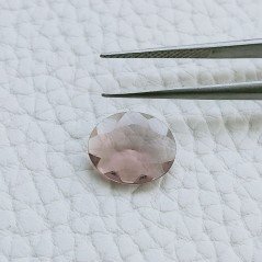 Rodolite Idrotermale Taglio Ovale Sfaccetata A Mano Gemme Sciolte 11X9X3mm 2,60 Carati 1pz