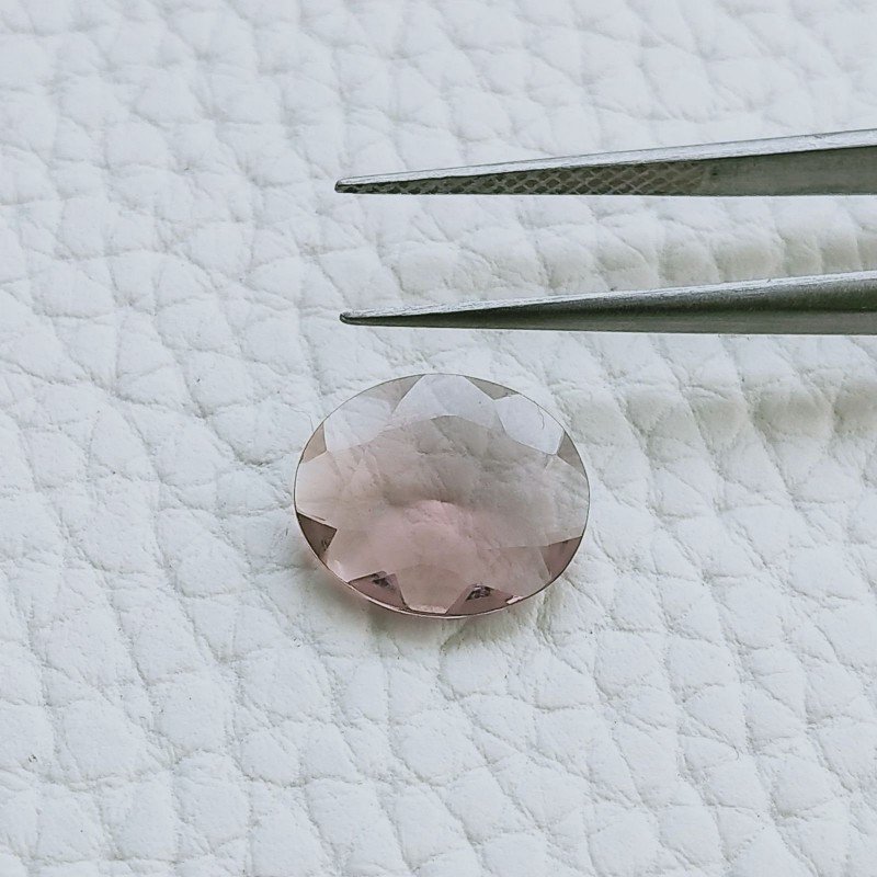 Rodolite Idrotermale Taglio Ovale Sfaccetata A Mano Gemme Sciolte 11X9X3mm 2,60 Carati 1pz