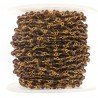 Rosario catena dorato mezzi cristalli granato sfaccettati tondo 3-4mm 1Metro