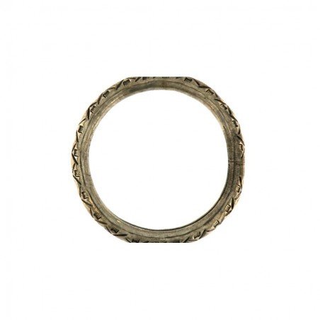Bracciali Lavorato in Ottone Rigido Ossidato