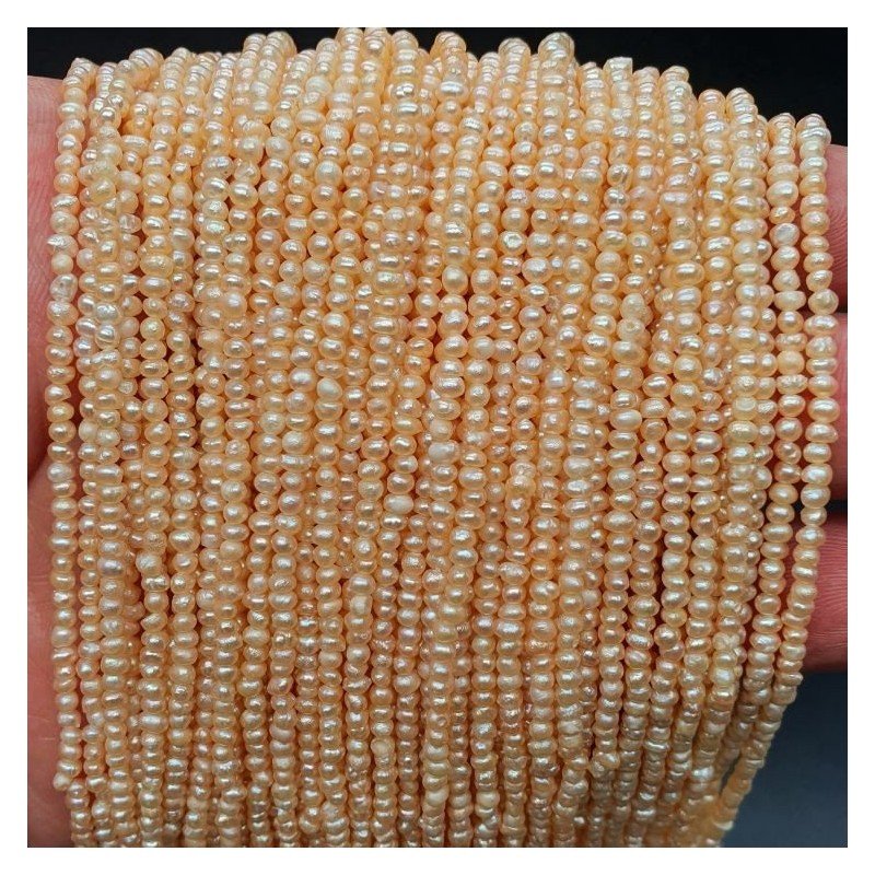 Perle di fiume micro rosa 2.70-3mm