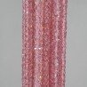 Zircone Rosa in Perline Forma Rondelle Sfaccettato a Mano Foro Passante 03mm
