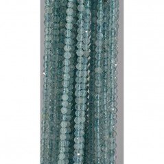 Acquamarina Naturale Forma Tondo Taglia Diamante, Micro Sfaccettato Machine Cut 02mm