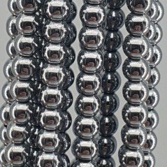 Ematite Argento Perline Forma Tondo Liscio 2,5mm