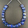 Lapis Lazuli Naturale Perline Forma Cubetti Sfaccettato a Mano 06-09mm