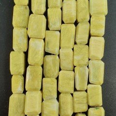 Giada Limone Naturale Sassi sfaccettate A Mano Taglia Gemma
