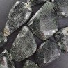 Quarzo Rutilato Tormalinato Naturale Sassi Sfaccettatoi Piatto